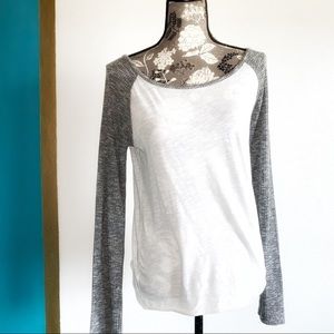 Aeropostale Henley Long Sleeve Tee